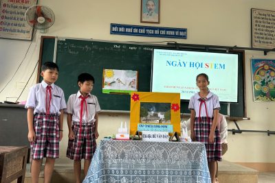 Trường Tiểu học Đức Lợi tổ chức ngày hội Stem, sinh hoat Ngày Nhà giáo Việt Nam