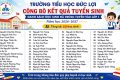 Trường Tiểu học Đức Lợi thông báo kết quả tuyển sinh lớp 1 năm học 2026-2027