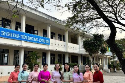 Trường Tiểu học Đức Lợi hưởng ứng tuần lễ áo dài