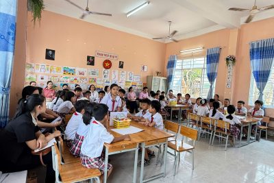 Trường Tiểu học Đức Lợi tổ chức tiết dạy STEAM