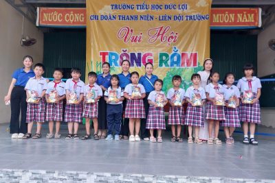 “Vui tết trung thu năm 2025” tại trường Tiểu học Đức Lợi